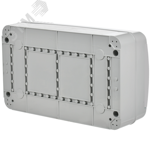 Корпус пластиковый навесной на 18 модулей КМПн-18 IP65 TEKFOR серая непрозрачная дверь - фото 4
