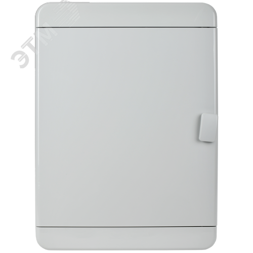 Корпус пластиковый навесной на 24 модуля КМПн-24 IP65 TEKFOR серая непрозрачная дверь - фото 2