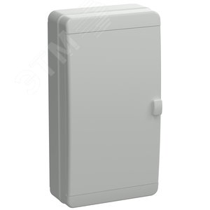 Изображение товара Корпус пластиковый навесной на 36 модулей КМПн-36 IP65 TEKFOR серая непрозрачная дверь (шт)