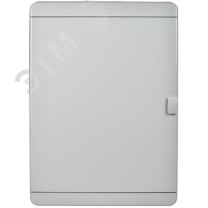 Корпус пластиковый навесной на 54 модуля КМПн-54 IP65 TEKFOR серая непрозрачная дверь - фото 2