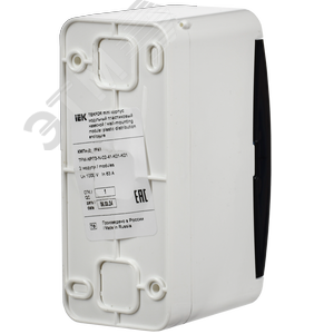 Корпус пластиковый навесной на 2 модуля КМПн-2 IP41 TEKFOR Mini белый - фото 4