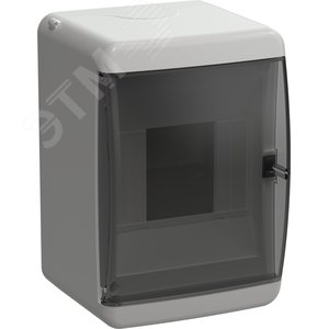 Корпус пластиковый навесной на 4 модуля КМПн-4 IP41 TEKFOR Mini белый - фото 1