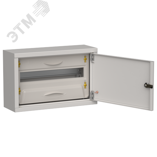 Изображение товара TITAN 5 Корпус металлический ЩРн-18 (1х18) 268х420х140мм IP31 серый (одна дверь) IEK (шт)
