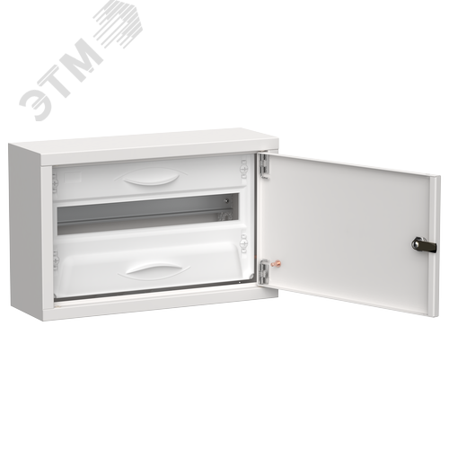 Изображение товара TITAN 5 Корпус металлический ЩРн-18 (1х18) 268х420х140мм IP31 белый (одна дверь) IEK (шт)