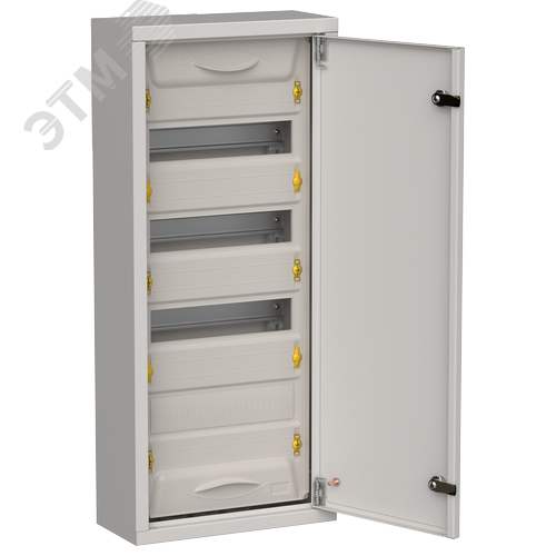 Изображение товара TITAN 5 Корпус металлический ЩРн-48 (1х48) 710х310х140мм IP31 серый (одна дверь) IEK (шт)