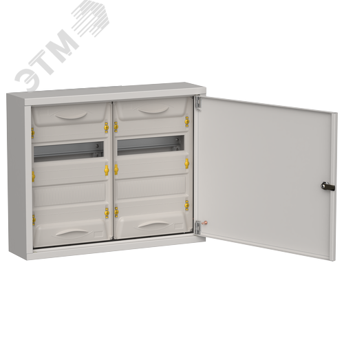 Изображение товара TITAN 5 Корпус металлический ЩРн-48 (2х24) 460х570х140мм IP31 серый (одна дверь) IEK (шт)