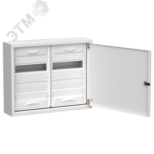 Изображение товара TITAN 5 Корпус металлический ЩРн-48 (2х24) 460х570х140мм IP31 белый (одна дверь) IEK (шт)