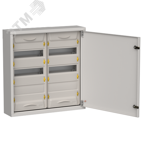 Изображение товара TITAN 5 Корпус металлический ЩРн-72 (2х36) 585х570х140мм IP31 серый (одна дверь) IEK (шт)