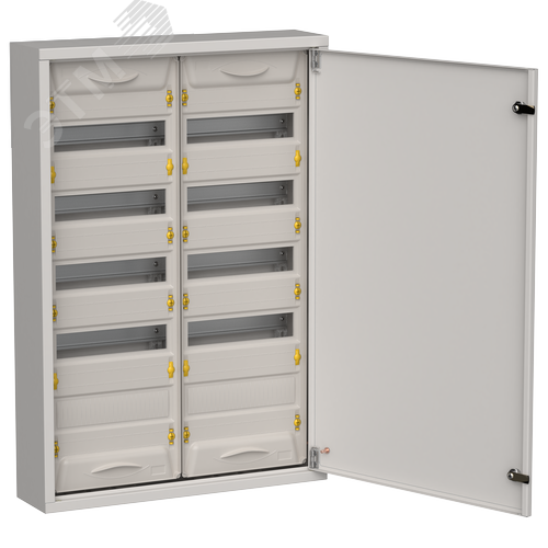 Изображение товара TITAN 5 Корпус металлический ЩРн-120 (2х60) 835х570х140мм IP31 серый (одна дверь) IEK (шт)