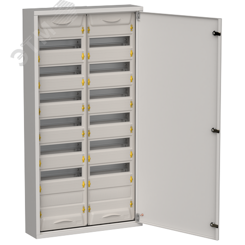 Изображение товара TITAN 5 Корпус металлический ЩРн-168 (2х84) 1085х570х140мм IP31 серый (одна дверь) IEK (шт)