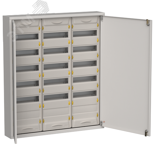 Изображение товара TITAN 5 Корпус металлический ЩРн-216 (3х72) 960х830х140мм IP31 серый (две двери) IEK (шт)