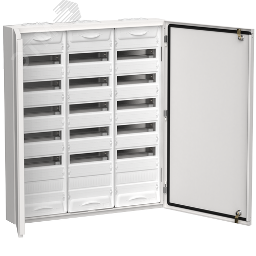 Изображение товара TITAN 5 Корпус металлический ЩРн-216 (3х72) 960х830х140 IP54 белый (две двери) (шт)