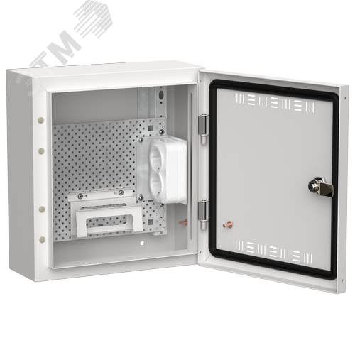 Изображение товара TITAN 5 Корпус мультимедиа ЩРн-12 (1х12) 335х310х140мм IP30 белый IEK (шт)