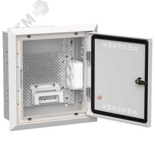 Изображение товара TITAN 5 Корпус мультимедиа ЩРв-12 (1х12) 380х365х130мм IP30 белый IEK (шт)