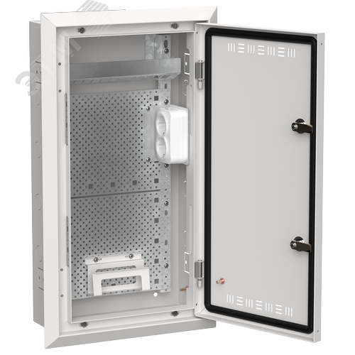 Изображение товара TITAN 5 Корпус мультимедиа ЩРв-36 (1х36) 630х365х130мм IP30 белый IEK (шт)