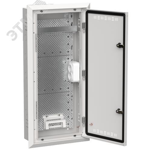 Изображение товара TITAN 5 Корпус мультимедиа ЩРв-48 (1х48) 755х365х130мм IP30 белый IEK (шт)