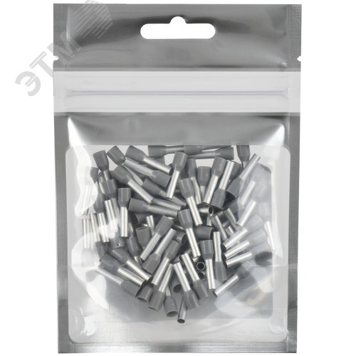 Наконечник НШВИ 4,0-12 серый (100шт/упак) IEK - фото 3