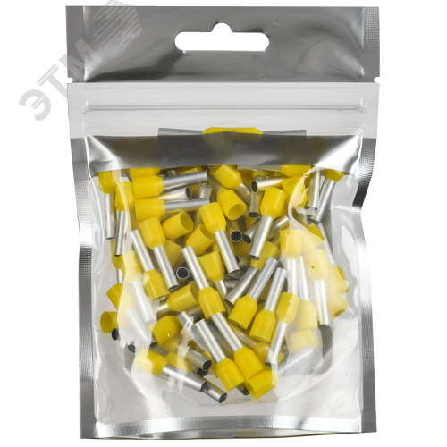 Наконечник НШВИ 6,0-14 желтый (100шт/упак) IEK - фото 3