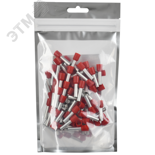 Наконечник НШВИ 10-18 темно-красный (100шт/упак) IEK - фото 3