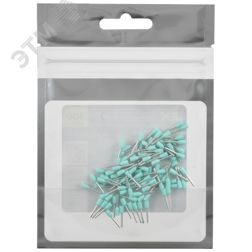 Наконечник НШВИ 0,34-8 бирюзовый (100шт/упак) IEK - фото 3