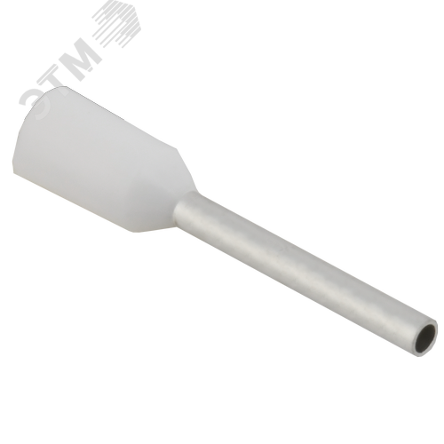 Наконечник НШВИ 0,5-10 белый (20шт/упак) IEK - фото 1