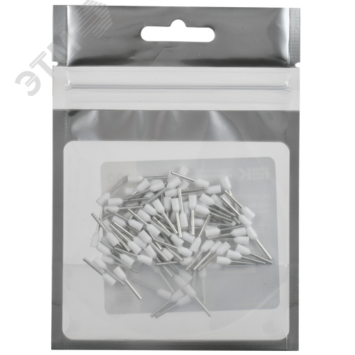 Наконечник НШВИ 0,5-10 белый (100шт/упак) IEK - фото 3