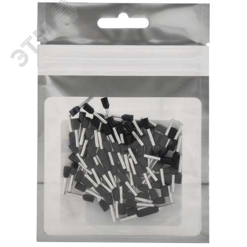 Наконечник НШВИ 1,5-10 черный (100шт/упак) IEK - фото 3