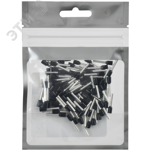 Наконечник НШВИ 1,5-12 черный (100шт/упак) IEK - фото 3