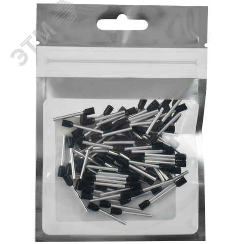 Наконечник НШВИ 1,5-18 черный (100шт/упак) IEK - фото 3