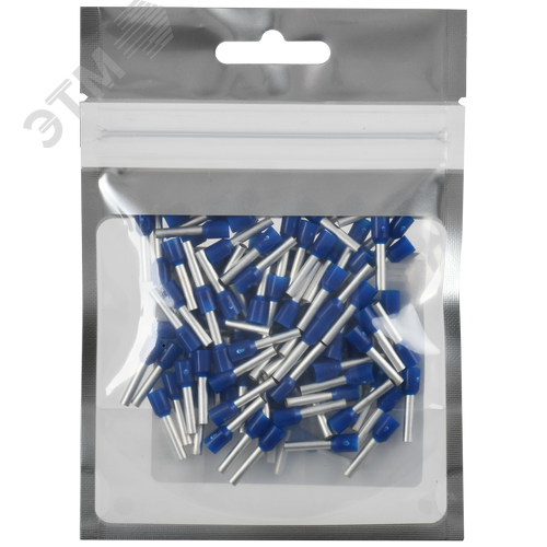 Наконечник НШВИ 2,5-12 темно-синий (100шт/упак) IEK - фото 3