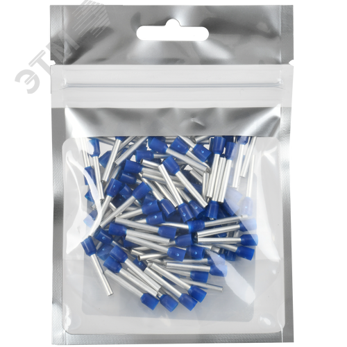 Наконечник НШВИ 2,5-18 темно-синий (100шт/упак) IEK - фото 3