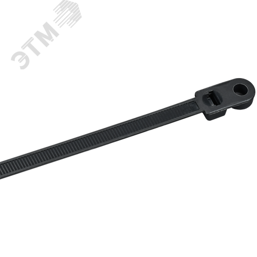 Изображение товара Хомут P6.6 с винтовым креплением черный 7.6х300мм 100шт/упак IEK (упак)