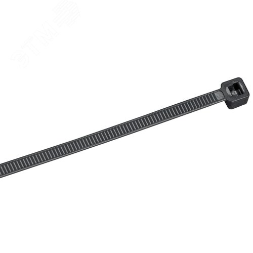 Изображение товара Хомут P6.6 съемный черный 4.8х300мм 100шт/упак IEK (упак)