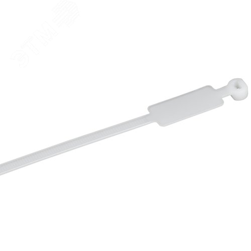 Хомут P6.6 маркерный белый 4.8х370мм 100шт/упак IEK - фото 1