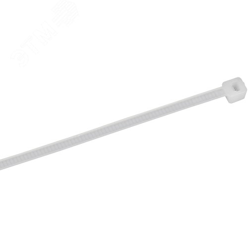 Хомут P6.6 стандартный белый 2.5х80мм 100шт/упак IEK - фото 1