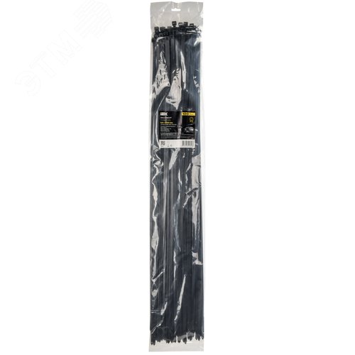 Хомут P6.6 стандартный черный 8.8х1020мм 100шт/упак IEK - фото 2