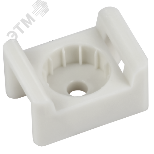 Площадка монтажная 16х23 белая под пистолет (100шт/упак) - фото 1