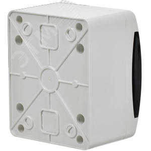 Корпус пластиковый навесной на 4 модуля ЩРН-П-4 IP41 UNION Compact черная прозрачная дверь - фото 4