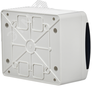 Корпус пластиковый навесной на 6 модулей ЩРН-П-6 IP41 UNION Compact черная прозрачная дверь - фото 4