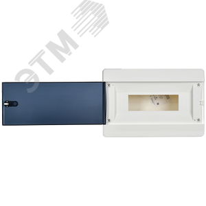 Корпус пластиковый навесной на 12 модулей ЩРН-П-12 IP41 UNION Compact черная прозрачная дверь - фото 3