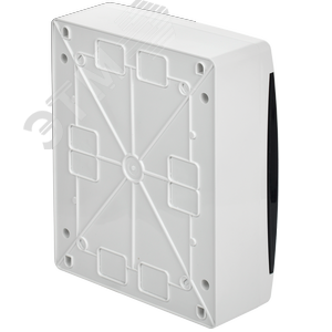 Корпус пластиковый навесной на 18 модулей ЩРН-П-18 IP41 UNION Compact черная прозрачная дверь - фото 5