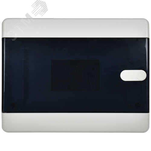 Корпус пластиковый встраиваемый на 8 модулей ЩРВ-П-8 IP41 UNION Compact черная прозрачная дверь - фото 2