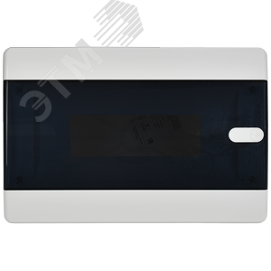 Корпус пластиковый встраиваемый на 12 модулей ЩРВ-П-12 IP41 UNION Compact черная прозрачная дверь - фото 5