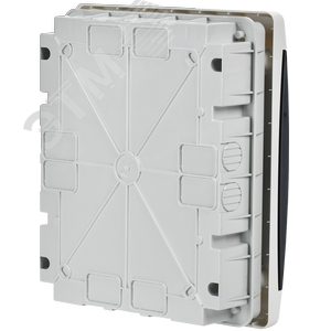 Корпус пластиковый встраиваемый на 18 модулей ЩРВ-П-18 IP41 UNION Compact черная прозрачная дверь - фото 5