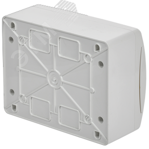 Корпус пластиковый навесной на 8 модулей ЩРН-П-8 IP41 UNION Compact белая дверь - фото 4