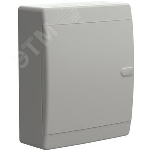 Корпус пластиковый навесной на 18 модулей ЩРН-П-18 IP41 UNION Compact белая дверь - фото 1