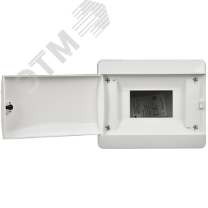 Корпус пластиковый встраиваемый на 6 модулей ЩРВ-П-6 IP41 UNION Compact белая дверь - фото 3