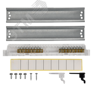 Корпус пластиковый встраиваемый на 18 модулей ЩРВ-П-18 IP41 UNION Compact белая дверь - фото 5