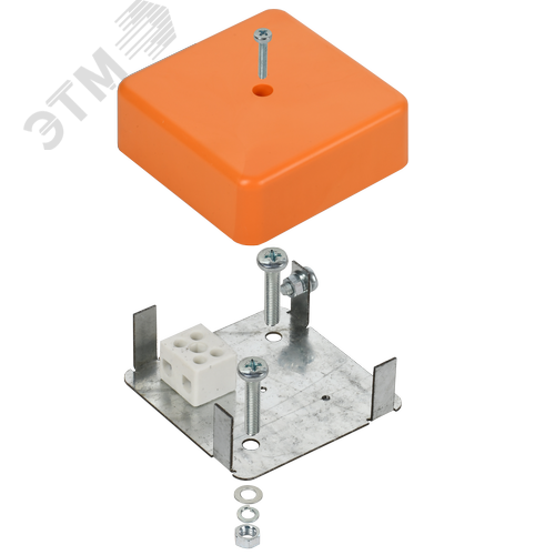 Коробка расп. огн. ПС 75х75х28мм 2P 4мм2 IP44 - фото 4