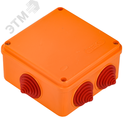 Коробка распаячная огнестойкая ПС 100х100х50мм 4P 4мм2 IP55 6 вводов - фото 4